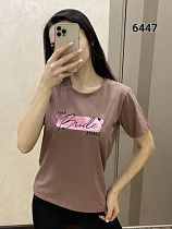 Футболка Fsn 6447 brown - делук