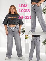 Джинсы Lili L0213 grey - делук