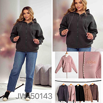 Кофта Спорт Jjf JW50143 brown - делук