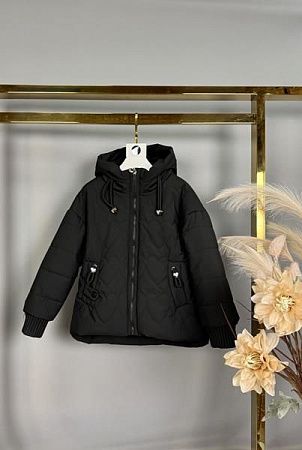 Куртка Delfinka 1107 black - делук
