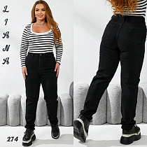 Джинсы Beki 274 black - делук