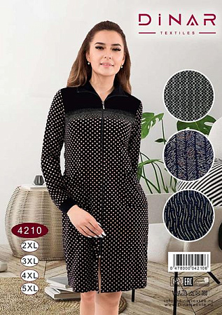 Халат Samo 4210 black - делук