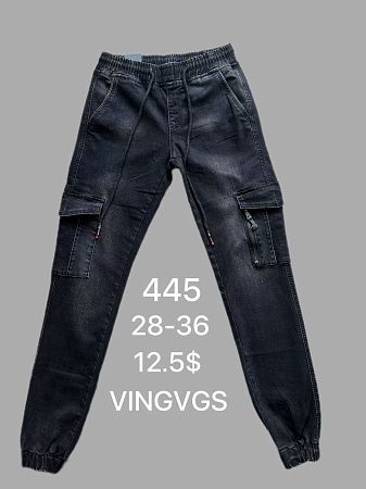 Джинсы God Baron 445 black - делук