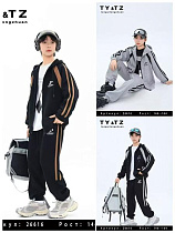 Костюм Спорт Delfinka 26616 black-brown - делук