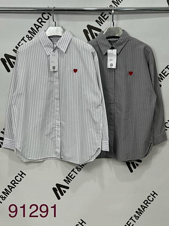 Рубашка Met&March 91291 white - делук