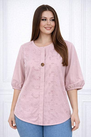 Рубашка Elena&Vika 26030 pink - делук