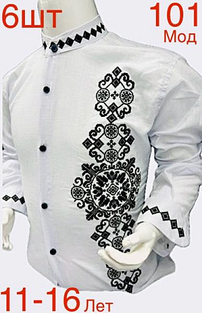 Вышиванка Надийка ND737-101 white - делук