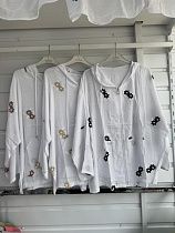 Рубашка P.Hey 2290  white-black - делук