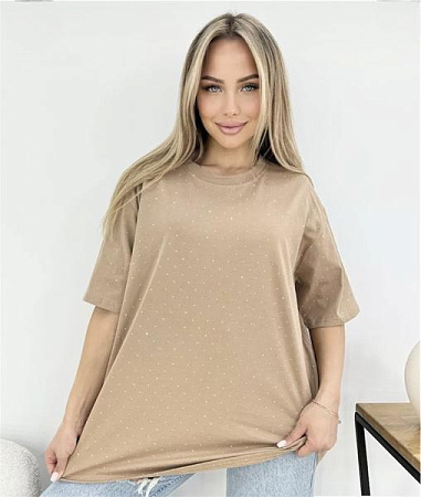 Футболка Elena&Vika 26001 beige - делук