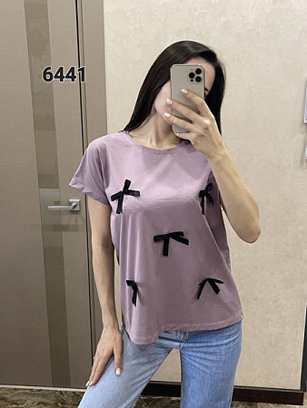 Футболка Fsn 6441 lilac - делук