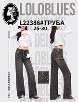 Джинсы Lolo Blues L22386 black - делук