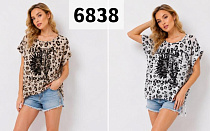 Футболка Gertie 6838 beige - делук