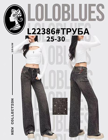 Джинсы Lolo Blues L22386 black - делук