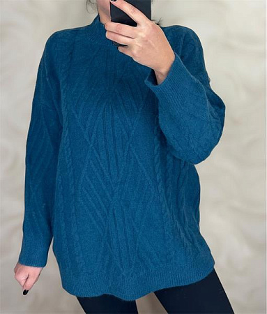 Свитер Elena&Vika 24009 blue - делук