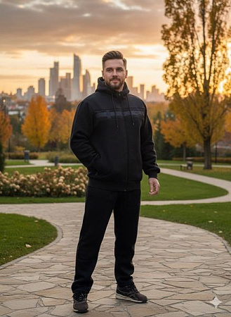 Костюм Спорт Vip Stendo VS1684 black - делук