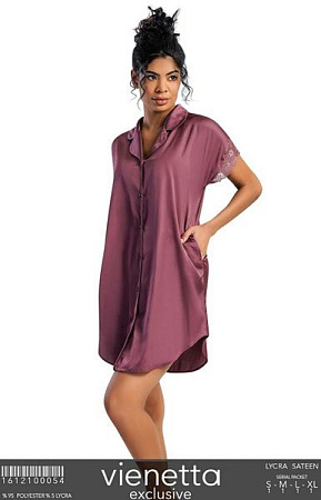 Ночнушка Trikotag T347 wine - делук