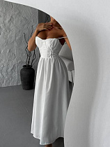 Платье Akulova 2917 white - делук