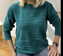 Свитер Elena&Vika 25522 green - делук