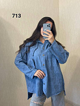 Рубашка Fsn 713 blue - делук