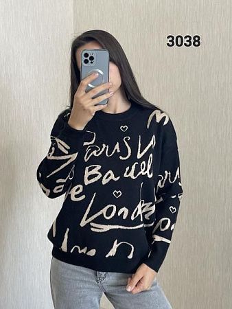Свитер Fsn 3038-1 navy - делук