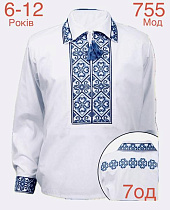 Вышиванка Надийка ND837-755 white - делук