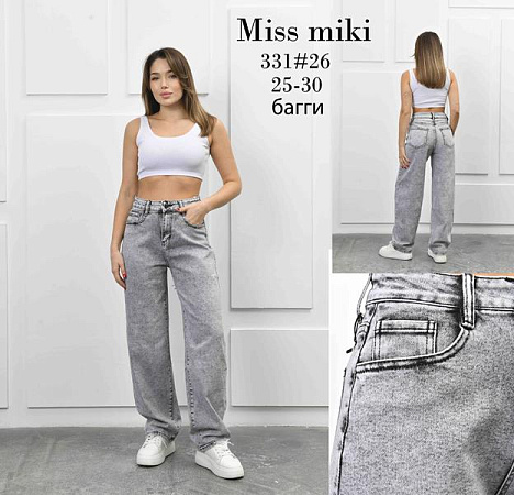 Джинсы Basanjiu 331 grey - делук