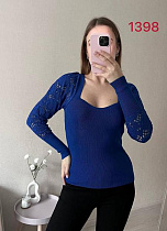 Свитер Fsn 1398 blue - делук