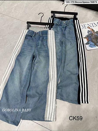 Джинсы Major Kids CK59 l.blue-black - делук