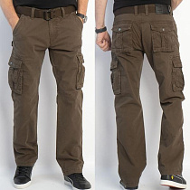 Штаны Maxim Jeans 1672-2 brown - делук