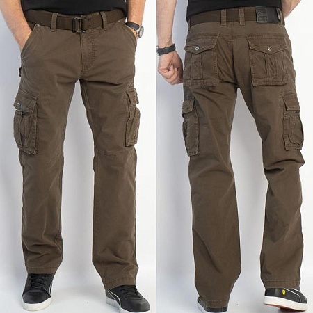 Штаны Maxim Jeans 1672-2 brown - делук