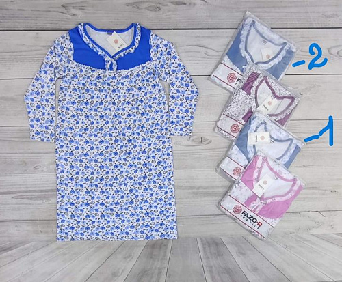 Ночнушка Samo 480-2 grey - делук