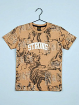 Футболка Dino DN390 beige - делук