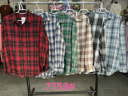 Рубашка Jjf 7759-1 green - делук