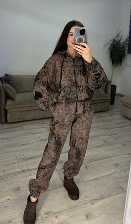 Костюм Спорт S.Style 638-1 brown - делук