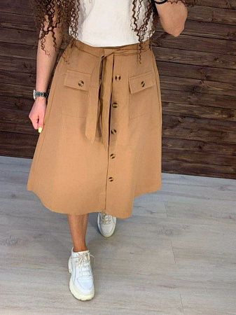 Юбка Kosta 610 brown - делук
