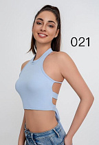 Майка Newjeans J0021 l.blue - делук