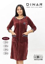 Халат Sss Annet DO-D4632 brown - делук