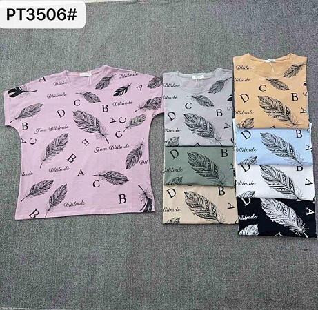 Футболка Dgmd PN3506 mix - делук