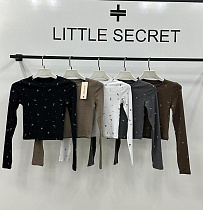 Топ Little Secret 500387 brown - делук