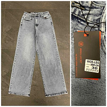 Джинсы Lili W80-3 l.grey - делук