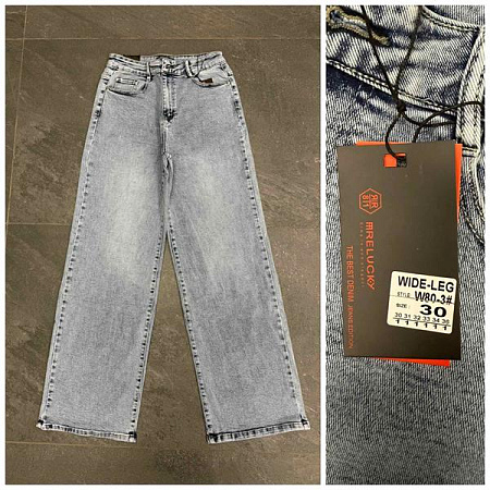 Джинсы Lili W80-3 l.grey - делук