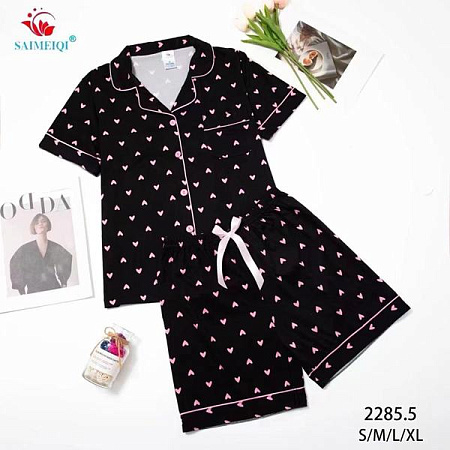 Пижама Estima 2285-5 black - делук