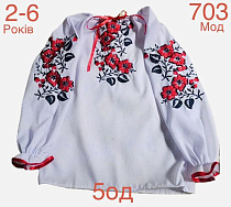 Вышиванка Надийка ND910-703 white - делук