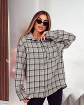 Рубашка Lelis 1086 grey - делук
