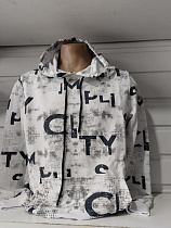 Худи Panda 1484 white - делук