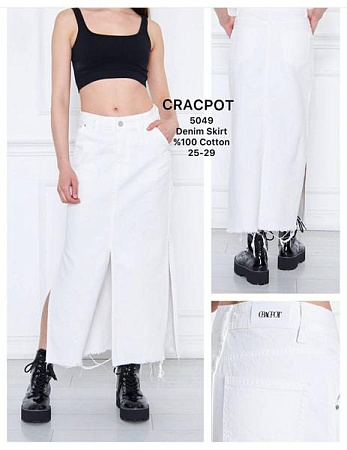 Юбка Maxim Jeans 5049 white - делук