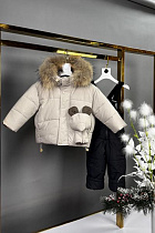 Костюм Delfinka 7603 beige - делук