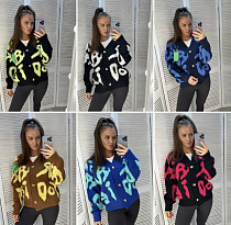 Кофта Modnulya 8668 black-yellow - делук