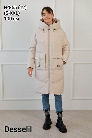 Куртка Desselil 855-12 beige - делук