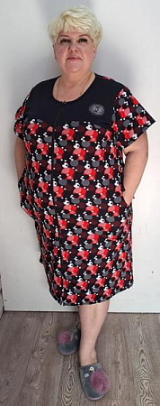 Халат Romeo Life 901-1 black - делук